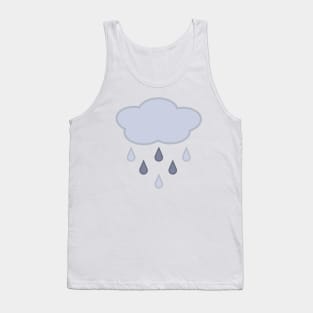 Rainy Day Rain Cloud Tank Top